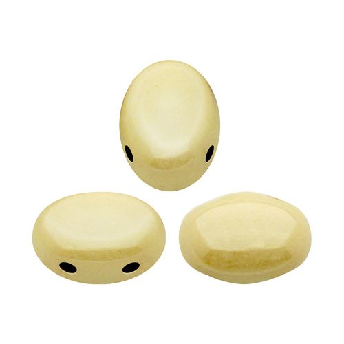 Samos® par Puca®gyöngy - Ivory Ceramic Look - 5x7 mm