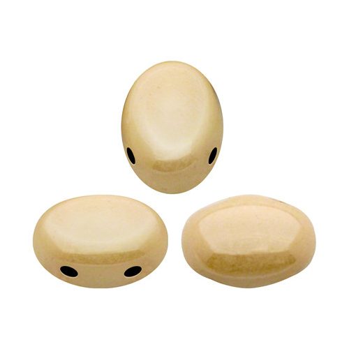 Samos® par Puca®gyöngy - Opaque Light Beige - 5x7 mm