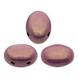 Samos® par Puca®gyöngy - White Pink Gold Luster - 5x7 mm