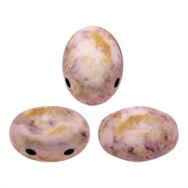   Samos® par Puca®gyöngy - Brown Purple Bronze Luster - 5x7 mm