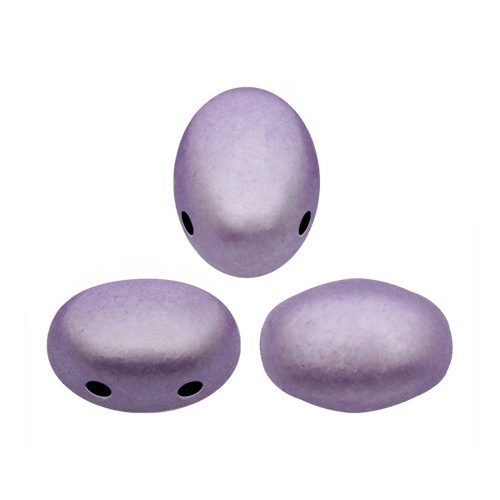 Samos® par Puca®gyöngy - Matte Metallic Purple - 5x8 mm