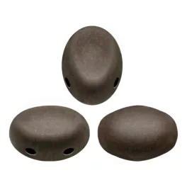 Samos® par Puca®gyöngy - Matte Bronz - 5x8 mm