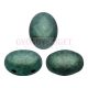 Samos® par Puca®gyöngy - Metallic Mat Green Turquoise - 5x7mm