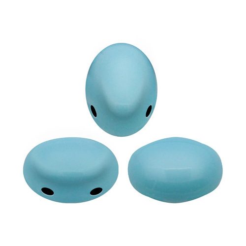 Samos® par Puca®gyöngy - Opaque Aqua - 5x8 mm