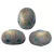 Samos® par Puca®gyöngy - Opaque Turquoise Blue Bronze - 5x7 mm