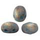 Samos® par Puca®gyöngy - Opaque Turquoise Blue Bronze - 5x7 mm