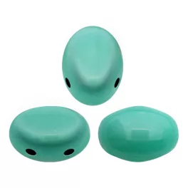 Samos® par Puca®gyöngy - Turquoise Green - 5x8 mm