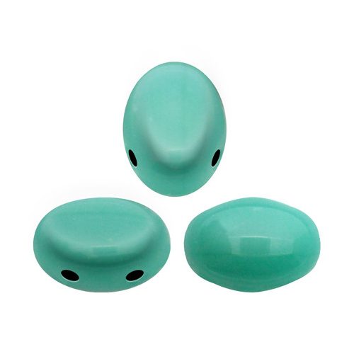 Samos® par Puca®gyöngy - Turquoise Green - 5x8 mm