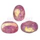 Samos® par Puca®gyöngy - Light Rose Opal Bronze - 5x7 mm