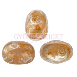   Samos® par Puca®gyöngy - Light Rose Opal New Picasso - 5x7 mm