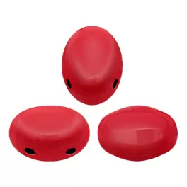 Samos® par Puca®gyöngy - Opaque Coral Red - 5x7mm