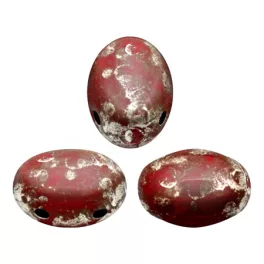   Samos® par Puca®gyöngy - Opaque Light Coral Ladybug - 5x8 mm
