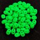 Superduo cseh préselt kétlyukú gyöngy - 2.5x5mm - Matt Silk Satin Neon Green