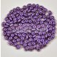 Superduo cseh préselt kétlyukú gyöngy - 2.5x5mm - Polichrome Metallic Purple