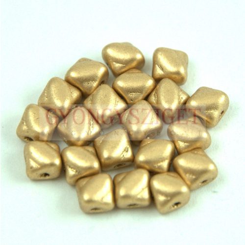 Silky gyöngy - Aztec Gold - 5x5mm