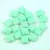 Silky Czech  2 Hole Glass Bead - Opaque Mint - 6x6mm