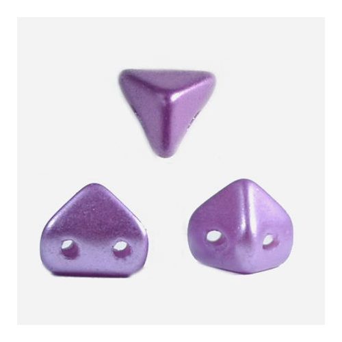 Super Kheops® par Puca® 2lyukú gyöngy - 6mm - pastel purple
