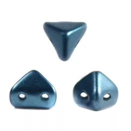   Super Kheops® par Puca® 2lyukú gyöngy - 6mm - Pastel Petrol