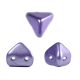 Super Kheops® par Puca® 2lyukú gyöngy - 6mm - matte metallic purple