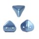 Super Kheops® par Puca® 2lyukú gyöngy - 6mm - matte metallic blue