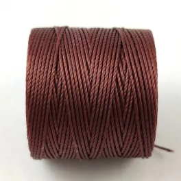 SuperLon (S-Lon) Bead Cord - 0.5mm - Brown