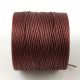 SuperLon (S-Lon) Bead Cord - 0.5mm - Brown