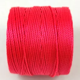 SuperLon (S-Lon) Bead Cord - 0.5mm - Coral