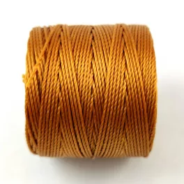 SuperLon (S-Lon) Bead Cord - 0.5mm - Gold