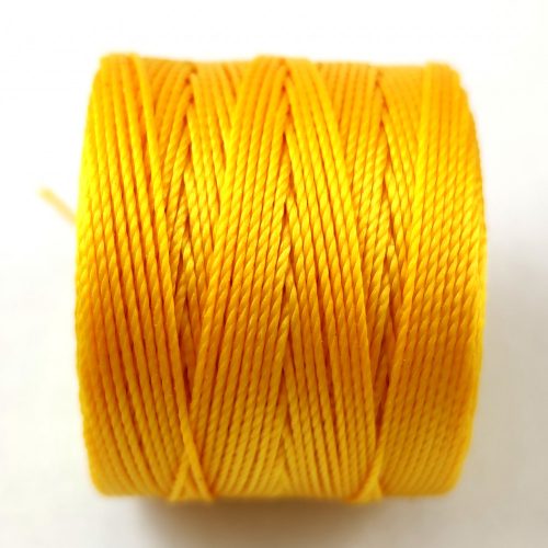SuperLon (S-Lon) Bead Cord - 0.5mm - Golden Yellow