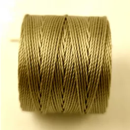 SuperLon (S-Lon) Bead Cord - 0.5mm - Khaki