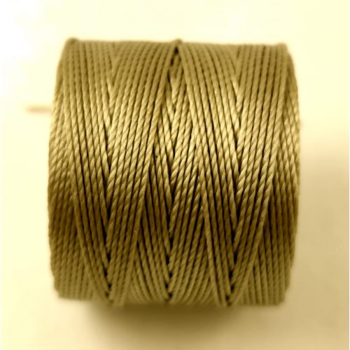 SuperLon (S-Lon) Bead Cord - 0.5mm - Khaki