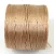 SuperLon (S-Lon) Bead Cord - 0.5mm - Light Brown
