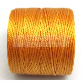 SuperLon (S-Lon) Bead Cord - 0.5mm - Light Gold
