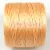 SuperLon (S-Lon) Bead Cord - 0.5mm - Light Peach