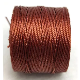 SuperLon (S-Lon) Bead Cord - 0.5mm - Mahogany