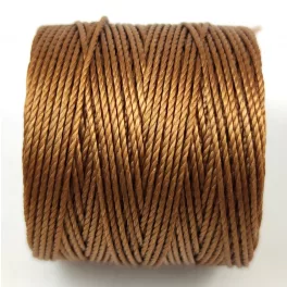 SuperLon (S-Lon) Bead Cord - 0.5mm - Milk Chocolate