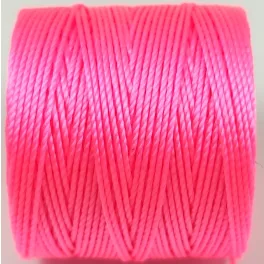 SuperLon (S-Lon) Bead Cord - 0.5mm - Neon Pink