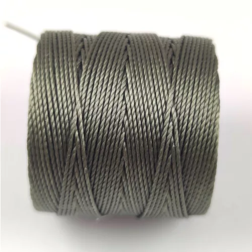 SuperLon (S-Lon) Bead Cord - 0.5mm - Olive