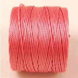 SuperLon (S-Lon) Bead Cord - 0.5mm - Pink