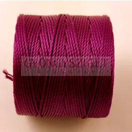 SuperLon (S-Lon) Bead Cord - 0.5mm - Plum