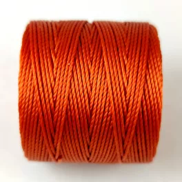 SuperLon (S-Lon) Bead Cord - 0.5mm - Rust