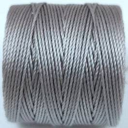 SuperLon (S-Lon) Bead Cord - 0.5mm - Silver