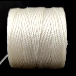 SuperLon (S-Lon) Bead Cord - 0.5mm - White