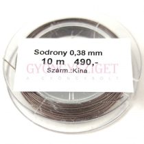 Sodrony - barna - 0.38mm - 10m