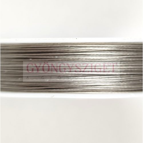 Beading Wire - Dark Silver - 0.45mm - 80m