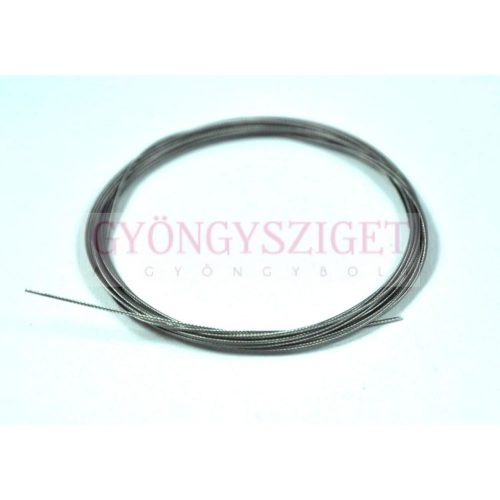 Beading Wire - Dark Silver - 0.6mm - 49