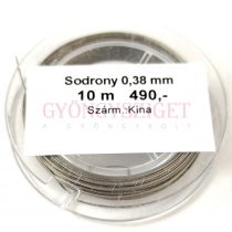 Sodrony - platina - 0.38mm - 10m