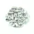 StormDuo - cseh préselt kétlyukú gyöngy - Silver - 3x7mm