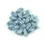 StormDuo - cseh préselt kétlyukú gyöngy - White Blue Luster - 3x7mm