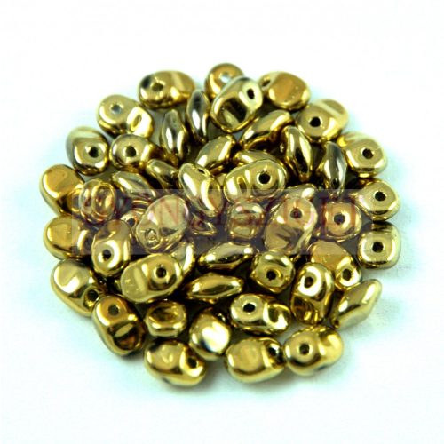 SuperUno gyöngy - 2.5x5mm - Full Amber